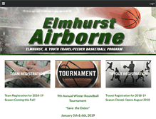 Tablet Screenshot of elmhurstairborne.org